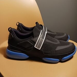 Prada Cloudbust Thunder Sneakers Size 11, Blue/ Black
